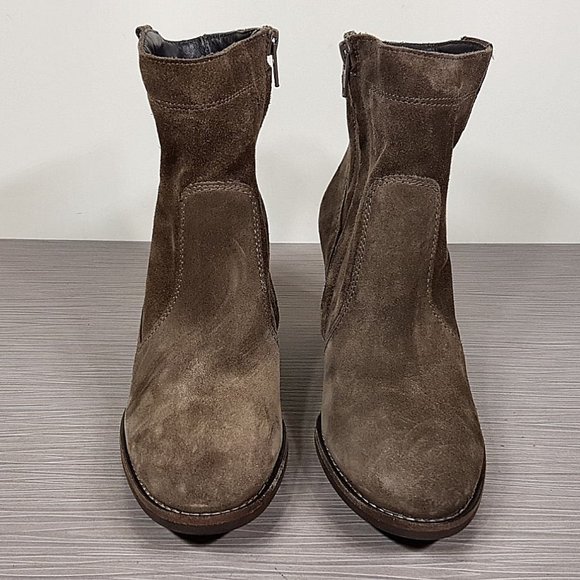 Paul Green 'Jax' Bootie, Color-Earth Suede Womens Size 5.5 - Picture 2 of 9